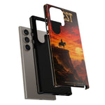 Western Sunset Cowboy Phone Case | Rugged Protective Cover