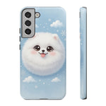 Samoyed Kawaii Snowball Chibi Art Tough Phone Case