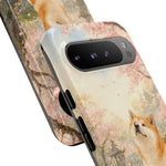 Akita under Cherry Blossoms Dog Breed Phone Case