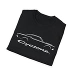 1964 Cyclone Classic Car Outline T-Shirt Line Art Silhouette Emblem Car Fan Gift