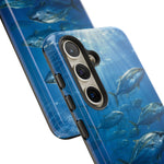 Amberjack School Phone Case, Open Water Sunlight Tough Cover