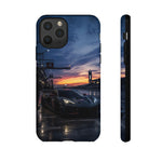 C8 GT Race Car Pit Lane Sunset Phone Case Tough Case