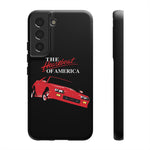 1991 Camaro Heartbeat Red Muscle Car Tough Phone Case Cover