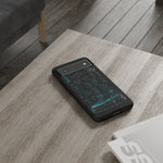 Teal S13 Silvia Phone Case, JDM Drift Infographic Spec Cover