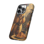 Poodle in Beret Phone Case | Vintage Paris Café Illustration