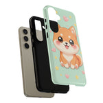 Shiba Inu Kawaii Chibi Smile Pet Dog Art Tough Phone Case
