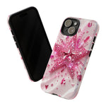 Pink Glitter Star Tough Case | Sparkle Phone Case