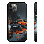 1966 GTO Orange Rainy City Tough Phone Case Cover Gift Art