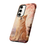 Akita Cherry Blossom Phone Case Sakura Dog Lover Gift