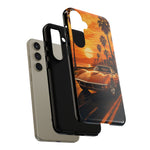Orange Corvette C3 Stingray Sunset Palms Phone Case