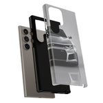 Silver Camaro Phone Case, ZL1 American Muscle Car Tough Cover for Men Gift
