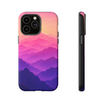 Pastel Mountain Haze Vaporwave Art Tough Phone Case