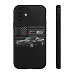 Black C6 Phone Case American Sports Car Tough Cover Gift