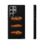 Orange Miura Classic Supercar Tough Phone Case - 3 View
