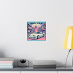 300ZX Poster JDM Drift Car Tokyo Sunset Vaporwave Retro Wall Art