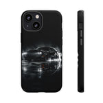 Black Sports Car Illustration 2023 Challenger SRT phone case | Car Drift Reflection
