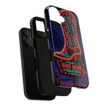 Neon Cowboy Boot phone case | High Noon Saloon design