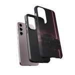 FC RX-7 Pink Neon Fog Column Tough Case