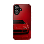 Red NSX Phone Case, 90s JDM Supercar Legend Tough Cover, Mens Gift