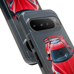 Red C8 Z06 Track Wing Tough Phone Case Cover Gift Art