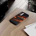 Black Charger Classic Muscle Flames Tough Phone Case Cover Gift