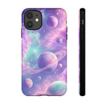 Pastel Galaxy Planet Vaporwave Art Tough Phone Case