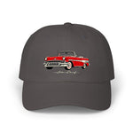1957 Star Chief Convertible Dad Hat Classic Car Cap Adjustable Strap Red
