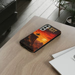 Western Sunset Cowboy Phone Case | Rugged Protective Cover