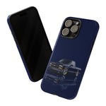 Navy Blue Chevy OBS Truck Phone Case, Classic Cover