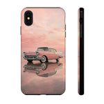 1957 Chevy Bel Air Blush Cream Tough Phone Case for Classic Car Fans