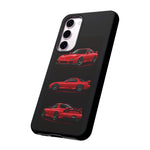 FD RX7 Phone Case Red, Three-View Vector Cover, JDM Gift