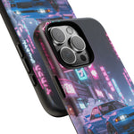 Skyline GT-R Tokyo Rain JDM Night Art Tough Phone Case