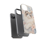 Ragdoll Cat Blue Eyes Soft Watercolor Art Tough Phone Case