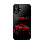 Red ZR1 C8 Phone Case for Chevy Fans, Tough Cover