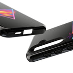 Synthwave Sunset Triangle Phone Case Retro Vaporwave Case