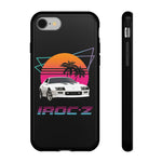 Retro IROC-Z Camaro phone case | 80s sunset palm car design