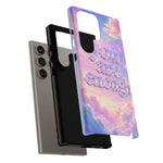 You Are Enough phone case | pastel cloud affirmation protective case
