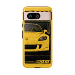 S2000 Spa Yellow Retro 90s JDM Car Tough Phone Case