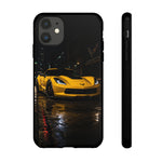 Aggressive Yellow C7 Z06 Tough Phone Case