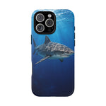 Tiger Shark Phone Case, Dappled Blue Water Tough Cover