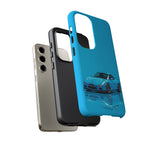 RX-7 Cyan Studio Phone Case Studio Color Match Car Art