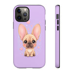 French Bulldog Bat Ears Kawaii Pet Dog Art Tough Phone Case