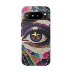 Starry Eye Mosaic phone case | Tough Cover