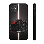 Camaro ZL1 Phone Case, Black Red Racing Stripe Studio Cover, Gift