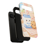 Milk Cookie Phone Case Cute Food Kawaii Tough Cover Gift Art