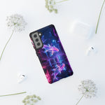 Neon Koi Reflection Vaporwave phone case | Tough Cover