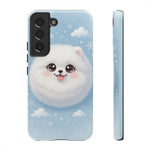 Samoyed Kawaii Snowball Chibi Art Tough Phone Case