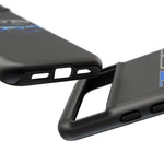 Blue C7 Z06 Sports Car Tough Phone Case Track Style Cover Gift