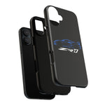 Blue C8 ZR1 Phone Case for Supercar Enthusiasts