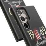 1969 Camaro SS American Flag Tough Phone Case Cover Gift Art